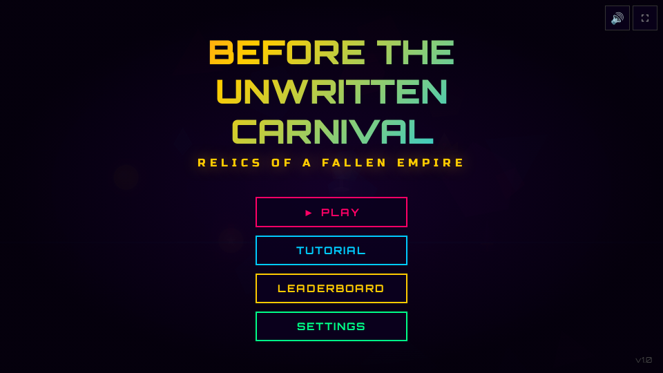 Before the Unwritten Carnival