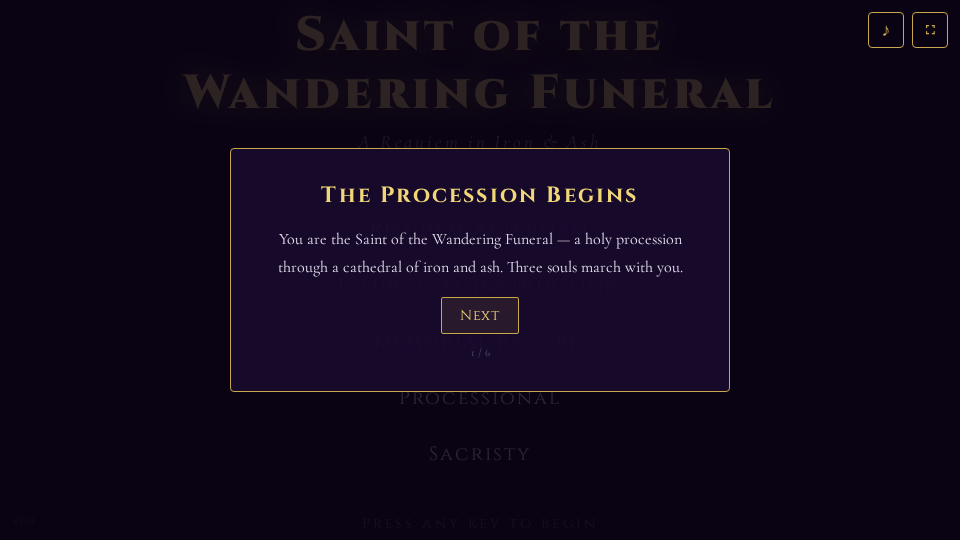 Saint of the Wandering Funeral